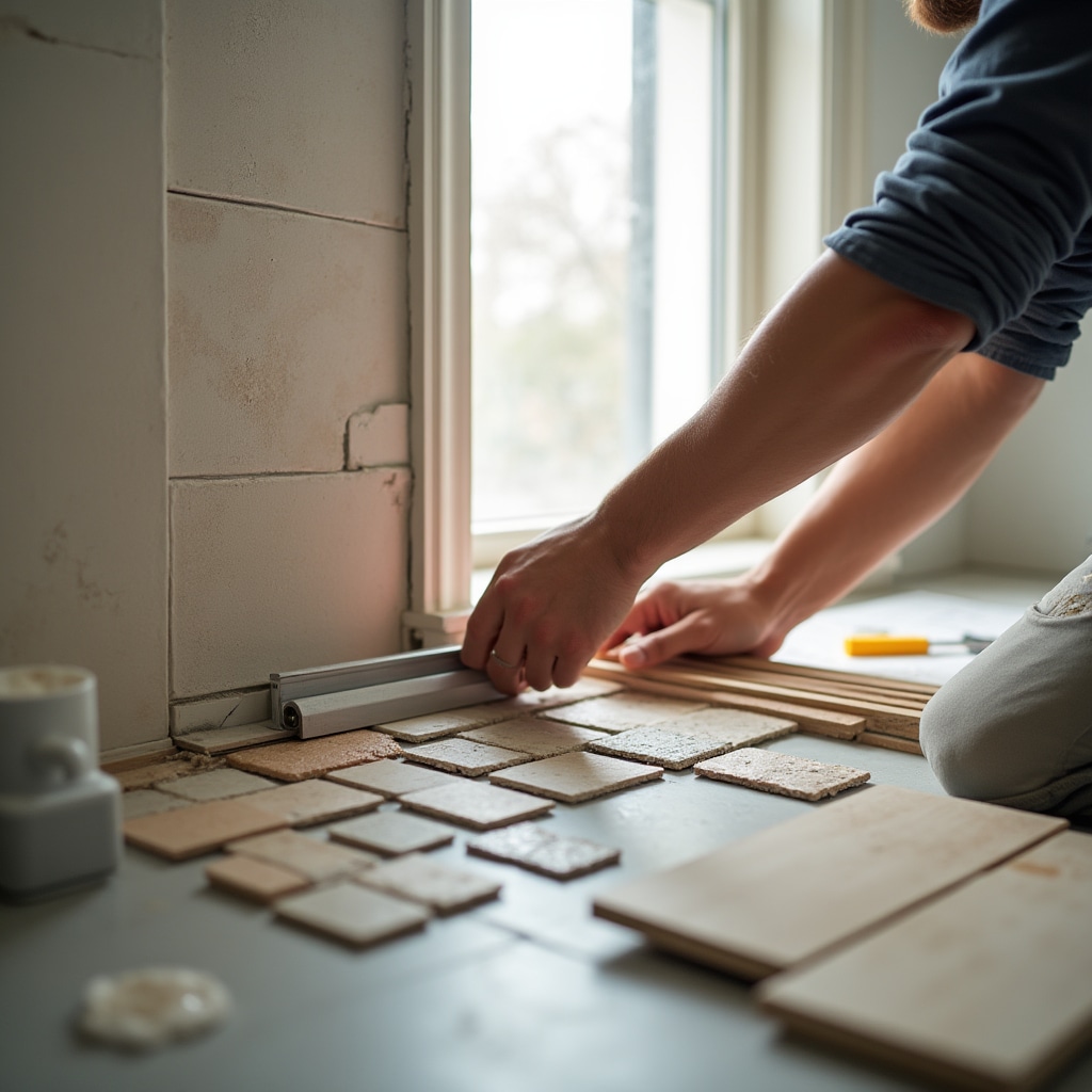 Interior finishing work and materials