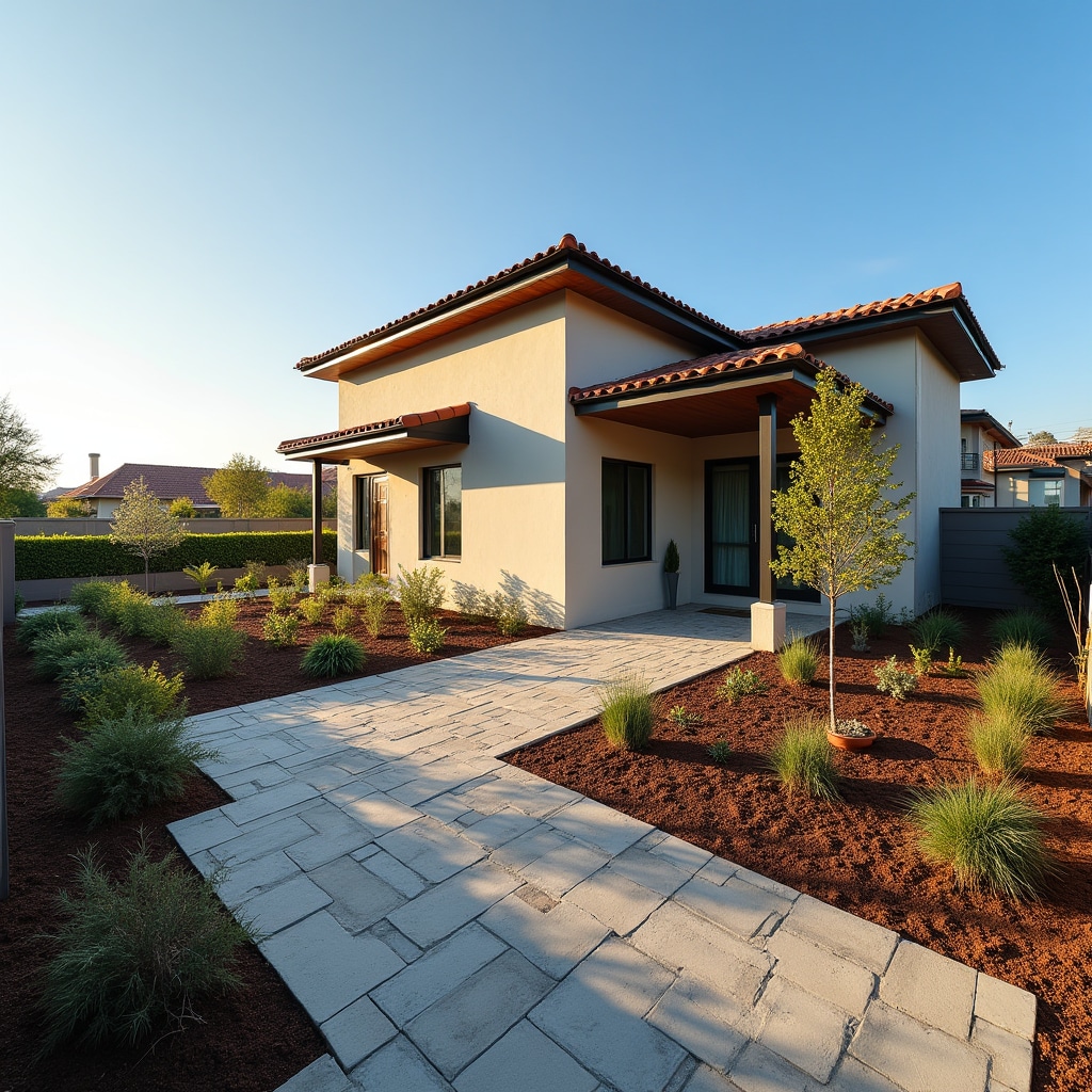 Landscaping and site development work